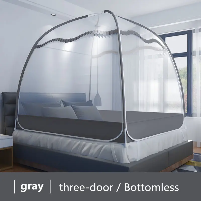 Большое пространство москитная сетка для взрослых монгольская юрта двойная