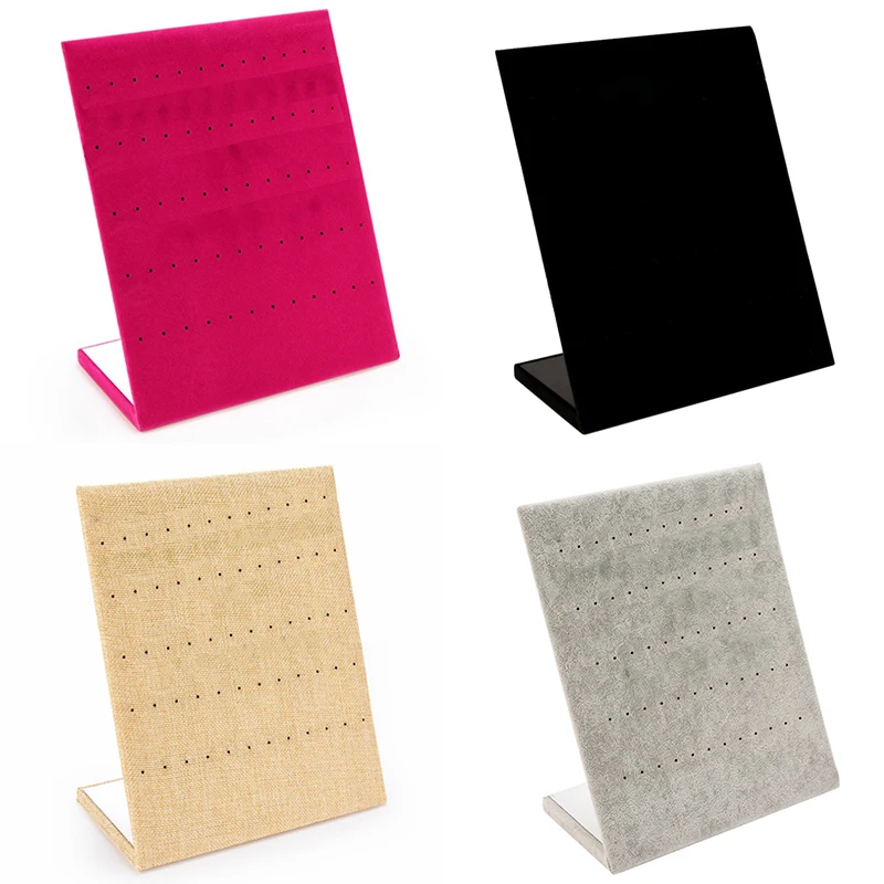 

Large Display Surface, High-Quality Flannel Outer Layer, 30 Pairs of Earring Jewelry Display Stand
