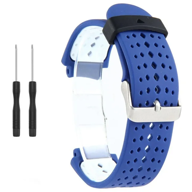 3 Универсальный сменный ремешок для часов Garmin Forerunner 220 230 235 620 630 735 двухцветный мягкий силиконовый смарт-ремешок для часов - Цвет: 3