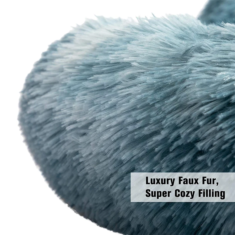 Супермягкая кровать для домашних животных зимний домик собак длинная плюшевая