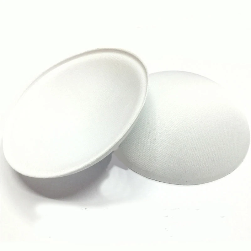 

1 Pair Bikini Bra Insert Bra Accessories Round Shape Comfort Absorb Sweat Swimsuit Pads Breathable Natural Intimate Accessories