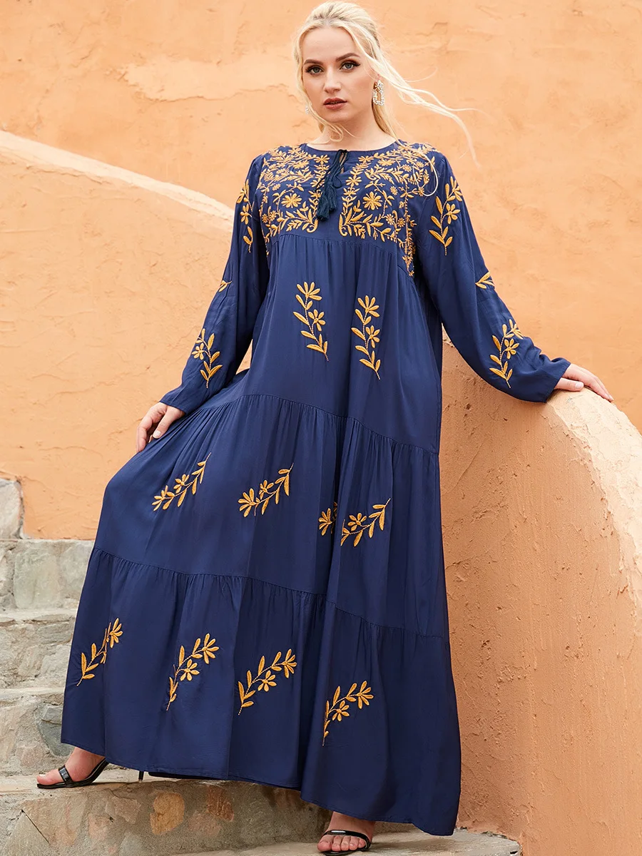 

Ramadan Turkey Muslim Dress Women Abaya Moroccan Kaftan Islamic Clothing Hijab Djellaba Dubai Jilbab Eid Party Vestidos Abayas