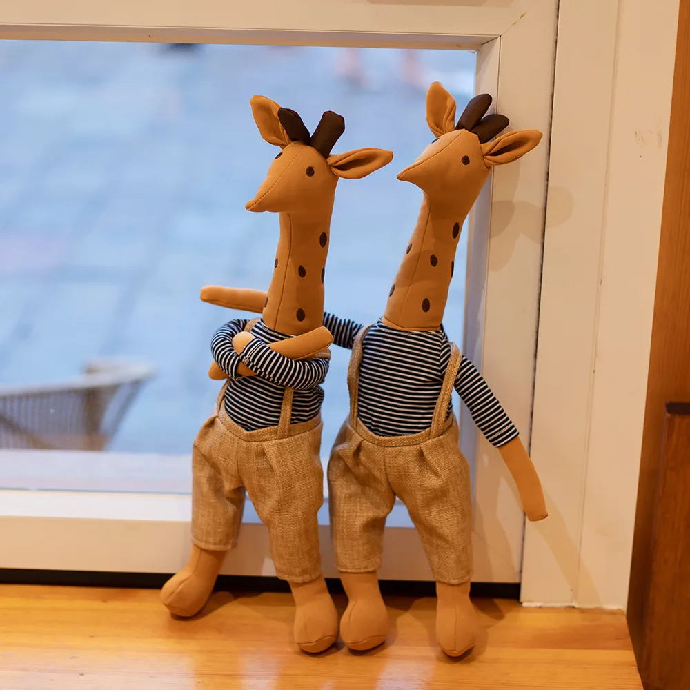 

Cartoon Giraffe Plush Toy Cute Stuffed Animal Plush Doll Soft Kids Children Baby Birthday Gift Room Decor