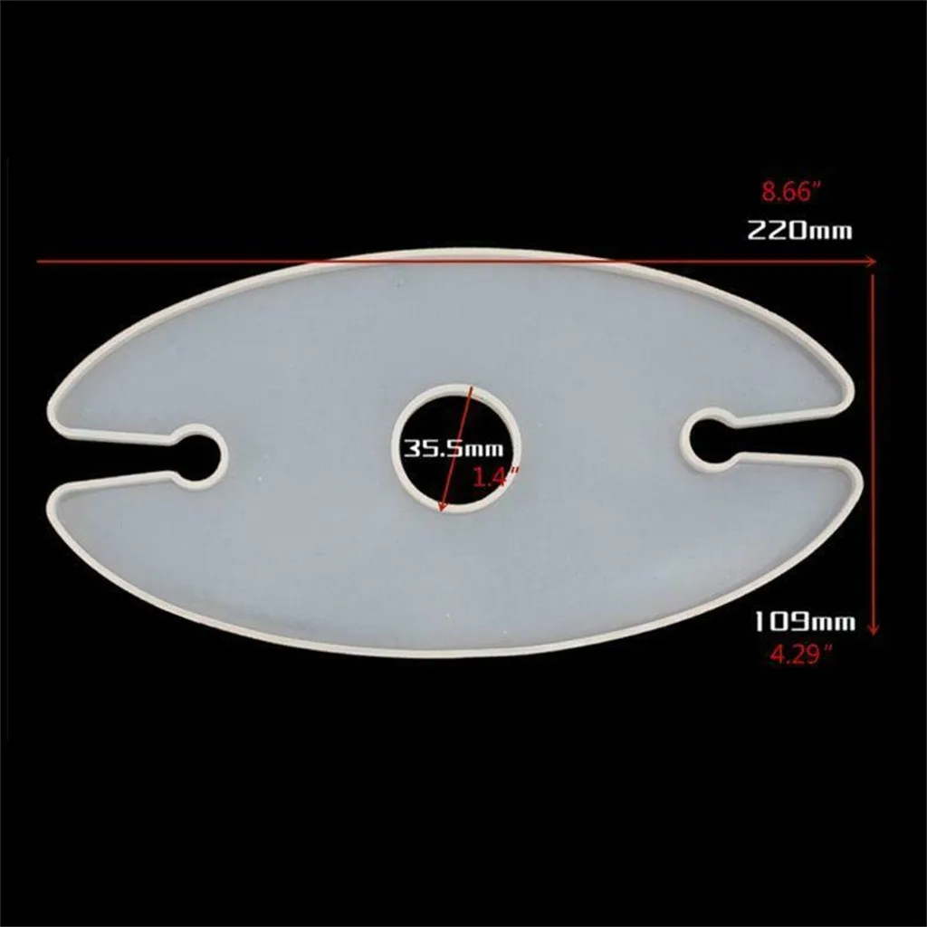 Ручная работа стойка для вина прессформа из смолы красный стеклянный поднос