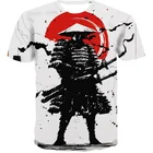 Японская футболка 2021 с 3D принтом для мужчин и женщин, модная уличная одежда Харадзюку в стиле хип-хоп с круглым вырезом и короткими рукавами, футболки ниндзя, одежда