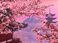 diamond embroidery landscape picture of rhinestones full square japanese diamond painting cherry blossoms home decor