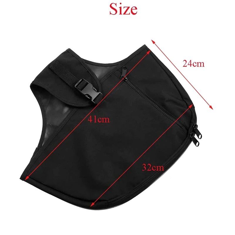 

Motorcycle Engine Guard Leg Warmer Bag Soft Lowers Chap Side Tool Storage Bag for Touring Road King Street Glide
