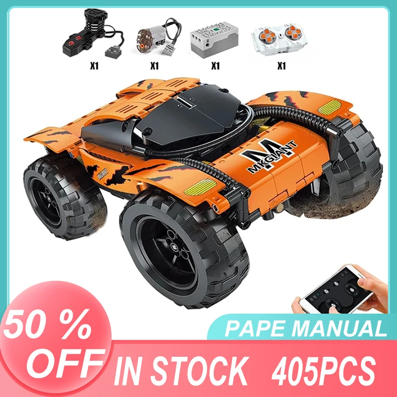 

MOULD KING 18025 High-Tech Car Toys APP RC Motorized Giant Climbing Car Model Building Block Assembly Brick Kids Christmas Gifts