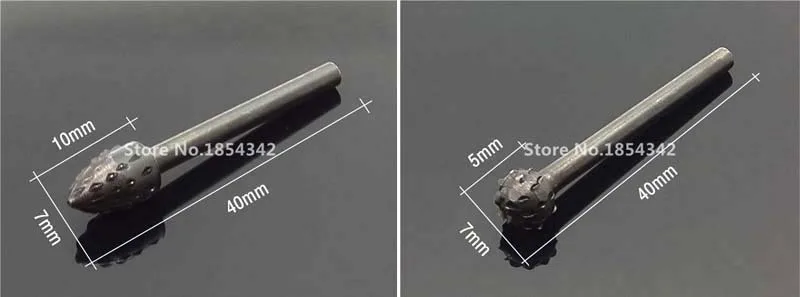 10 шт. набор вращающихся Rasp файлов 3 мм Burr биты для сверла деревообработки HSS