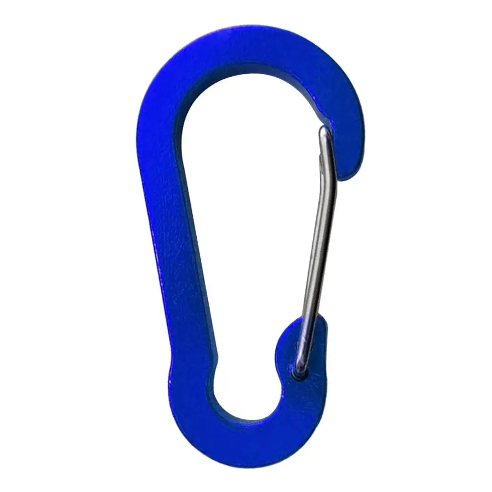 

Mini 1pcs Fishing Buckle Aluminum Alloy Keychain Link Carabiner Portable Hook Climbing Clip Snap