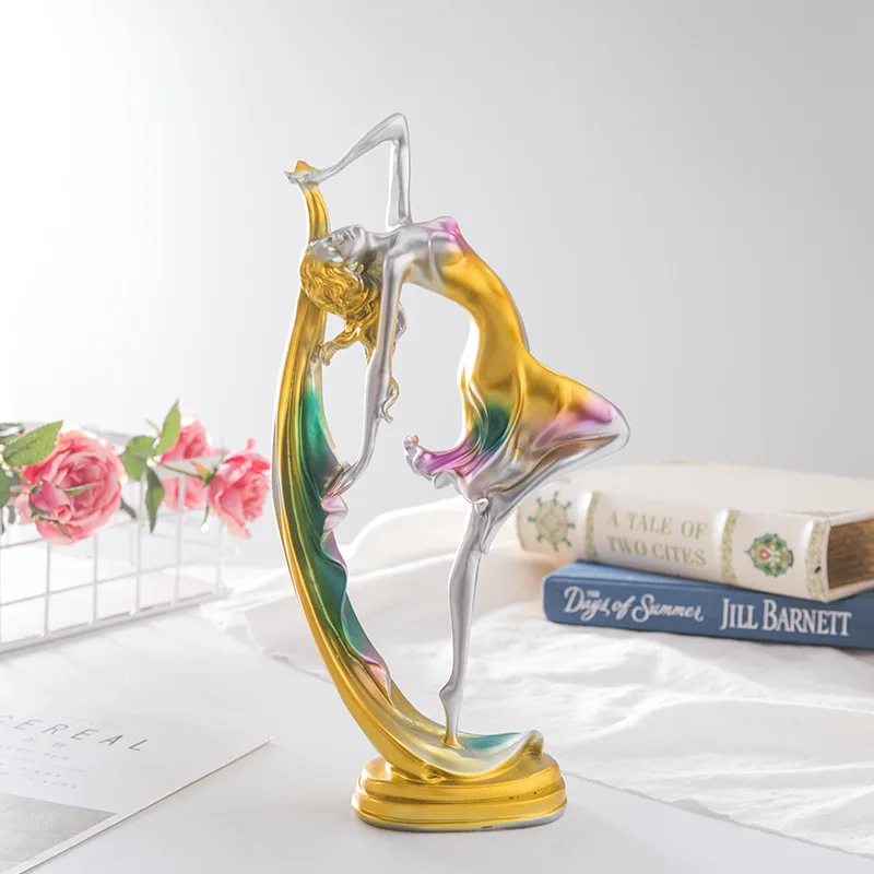 

Integrity resin crafts European girl home decoration creative couple gift art