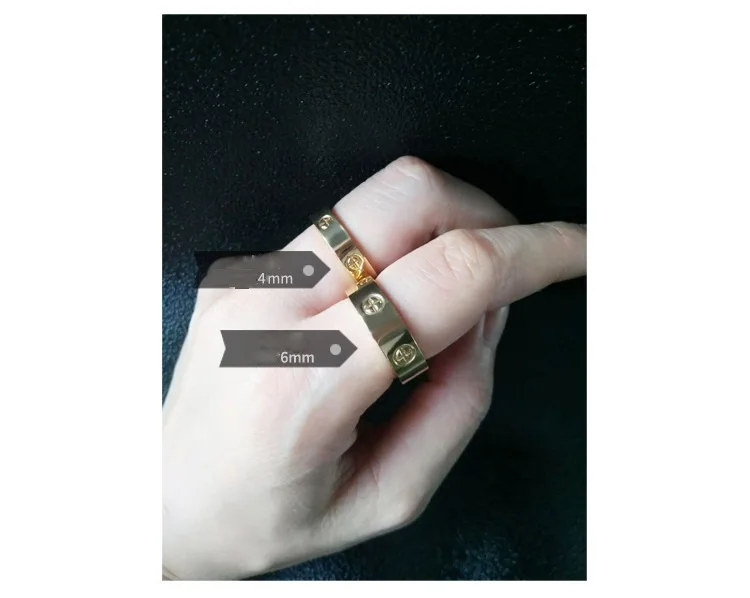 Обручальное кольцо из титановой стали для мужчин и женщин|Кольца помолвки| |