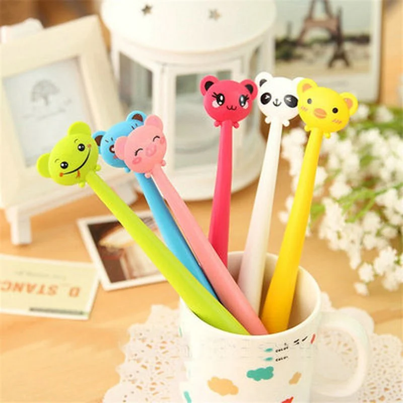 

1pcs 0.5mm Lovely Cartoon Reducing Pressure Fun Ballpoint