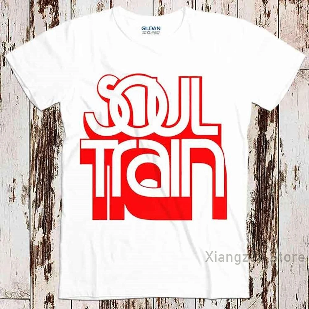 Футболка с классическим логотипом Soul Train 70s US TV Music Super Cool лучший подарок футболка