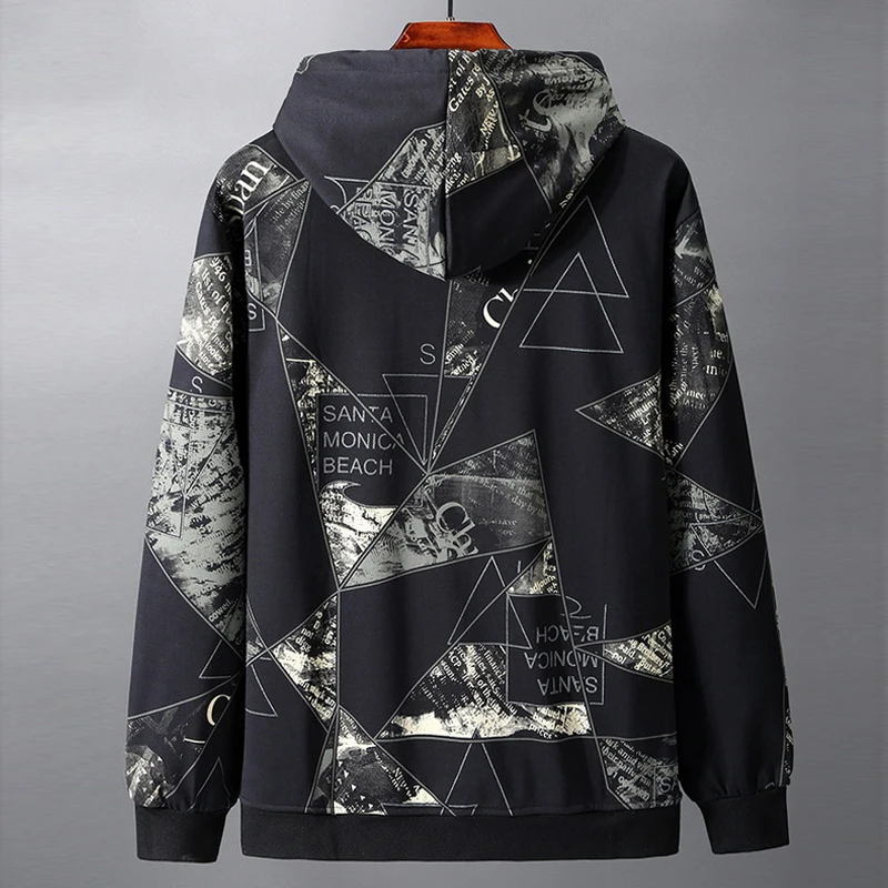 Мешковатая флисовая Толстовка для мужчин Повседневная Свободная кофта свитшот с