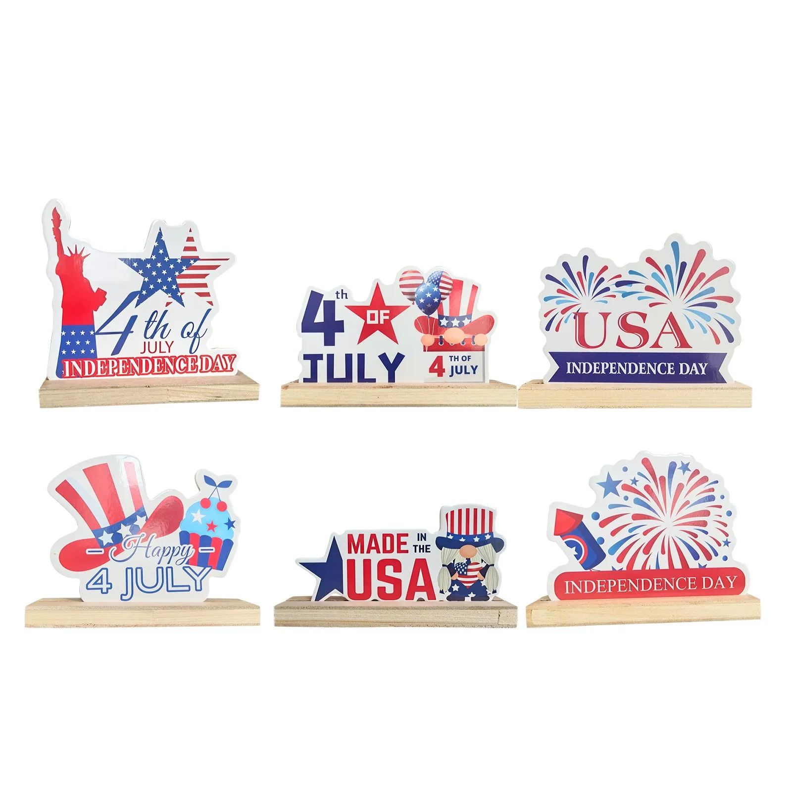 4 июля День независимости Америки 25/40 штук украшение для вечерние реквизит 19 мая 8