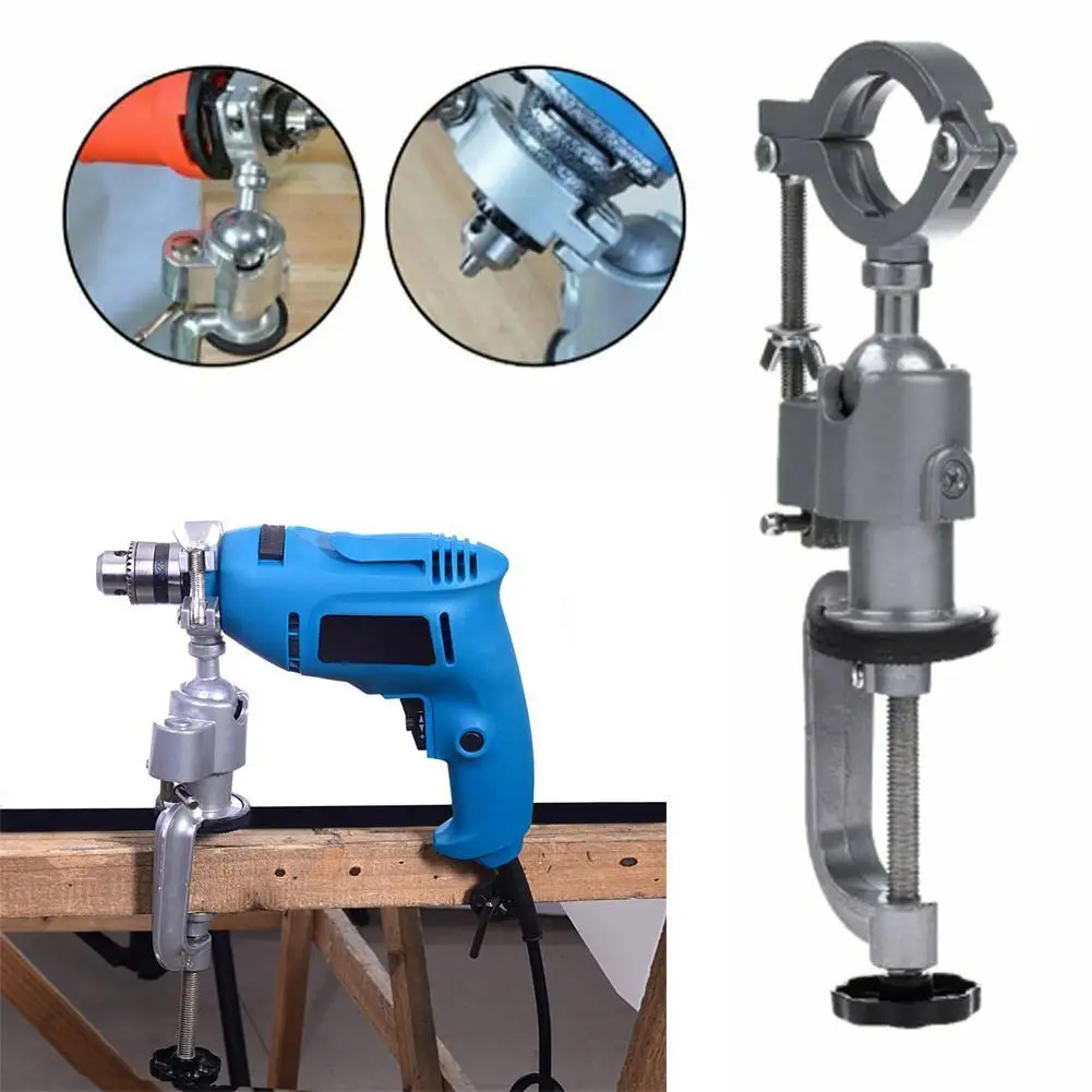 Portable Mini Electric Drill Grinder Holder Drill Stand Bench Universal Bench Multifunctional Support Clamp Clamp Accessory R3I2