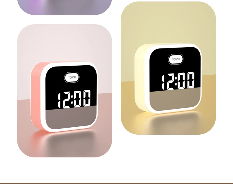 

Electronic Digital Table Clock Desk Numbers Electronic Clock Home Home Electronics Zegar Biurkowy Led Desktop Clock BA60SZZ