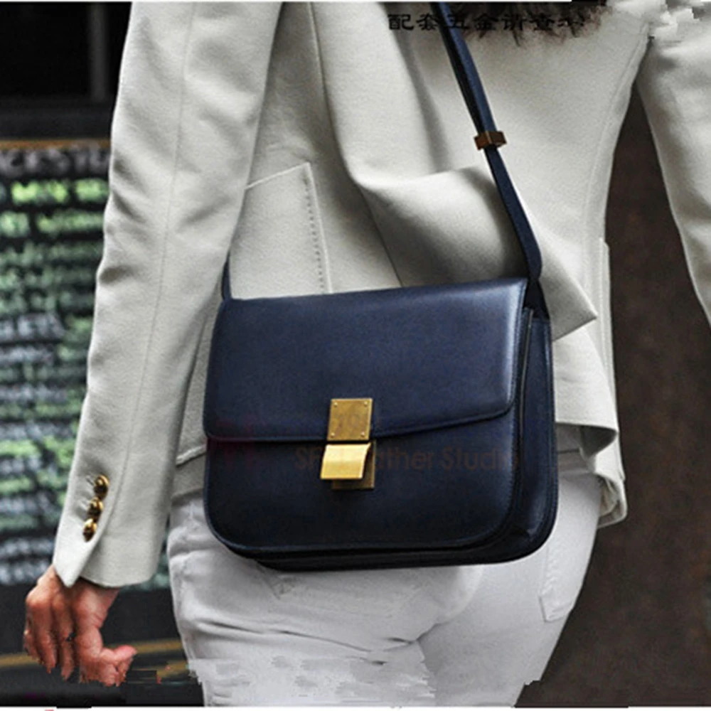 Кожаная сумка для рисования с рисунком маленькая квадратная творчества бумажный