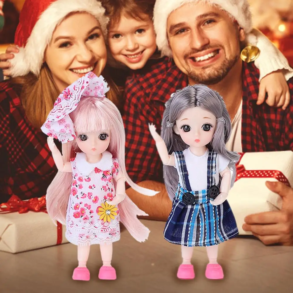 Новая BJD кукла мохеровая с париком 3D глаза одеждой наряд обувь парик волосы