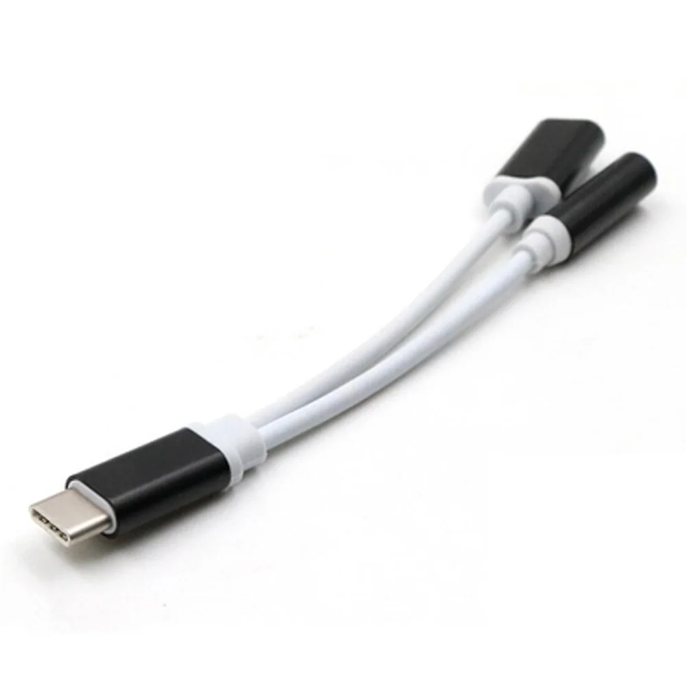 

2 In 1 Adapter Transmission For LeEco's Mobilephone Connector Type-C To 3.5mm Earphone Charge Adapter Portable Audio Cable