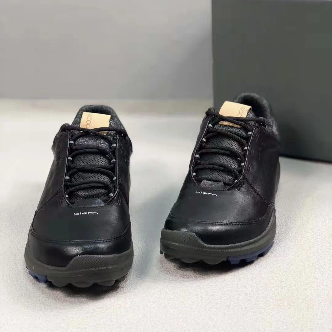 

Men Golf Shoes Genuine Leather Brand Outdoor Golf Sport Training Sneakers Black White Leather Golf Shoes