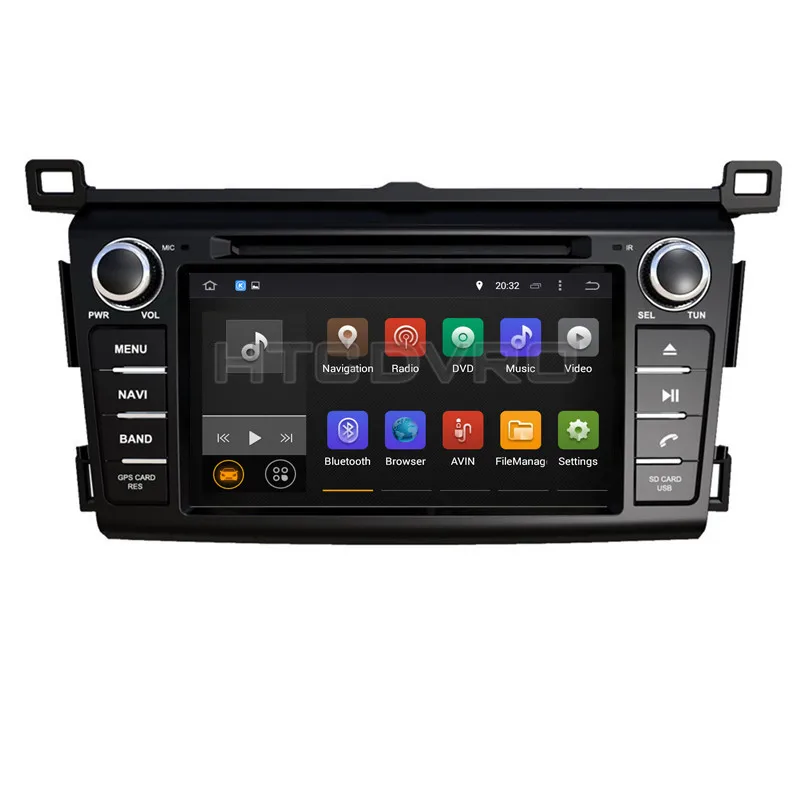 YMODVHT 7 дюймов 4G Восьмиядерный Android 9 0 1 Автомобильный DVD плеер для Toyota RAV4 2013 GPS