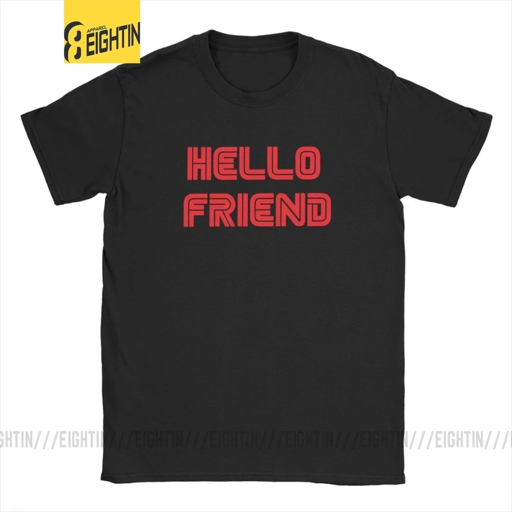 Футболка мужская с надписью Hello Friend | Мужская одежда