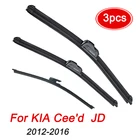 MIDOON лобовое стекло щетки стеклоочистителя для Kia Ceed CEE 2012 2013 2014 2015 2016 спереди Защита от солнца на заднее стекло стеклоочистительные полосы, аксессуары