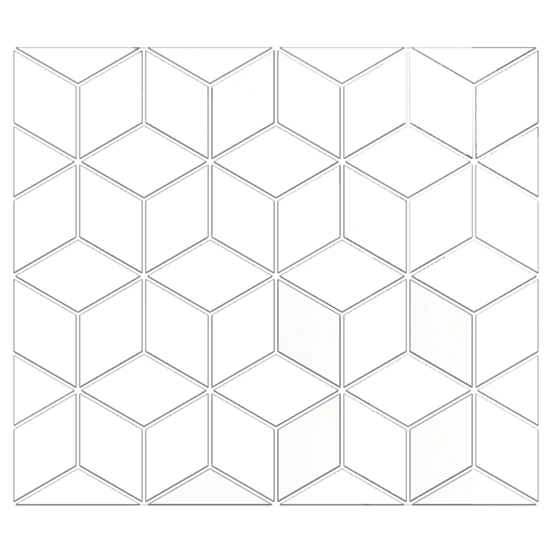 

54 Pcs 3D Flexible Mirror Sheets Self-Adhesive Plastic Wall Murals Non-Glass Mirror Stickers for Home Decoration