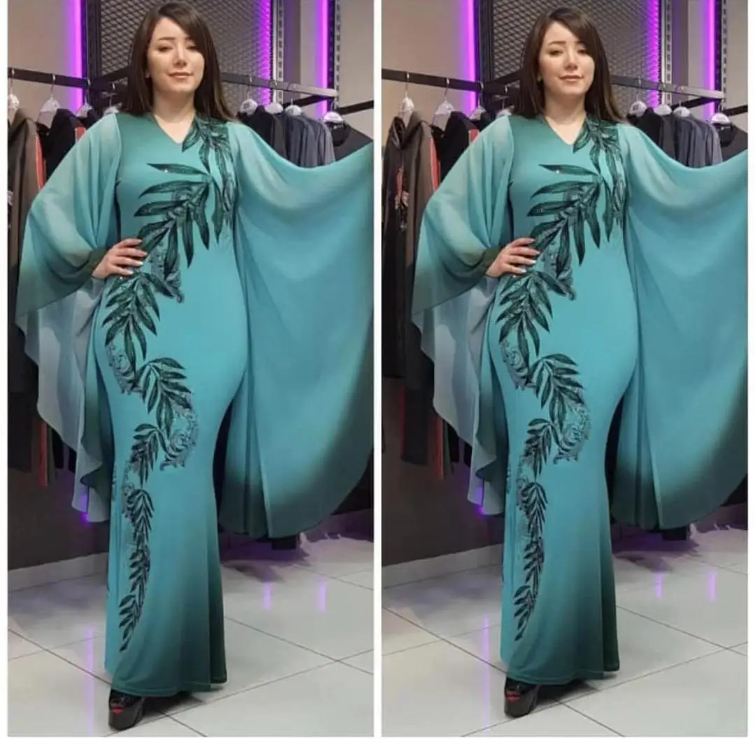 Пакистанское мусульманское платье Abayas для женщин марокканский кафтан