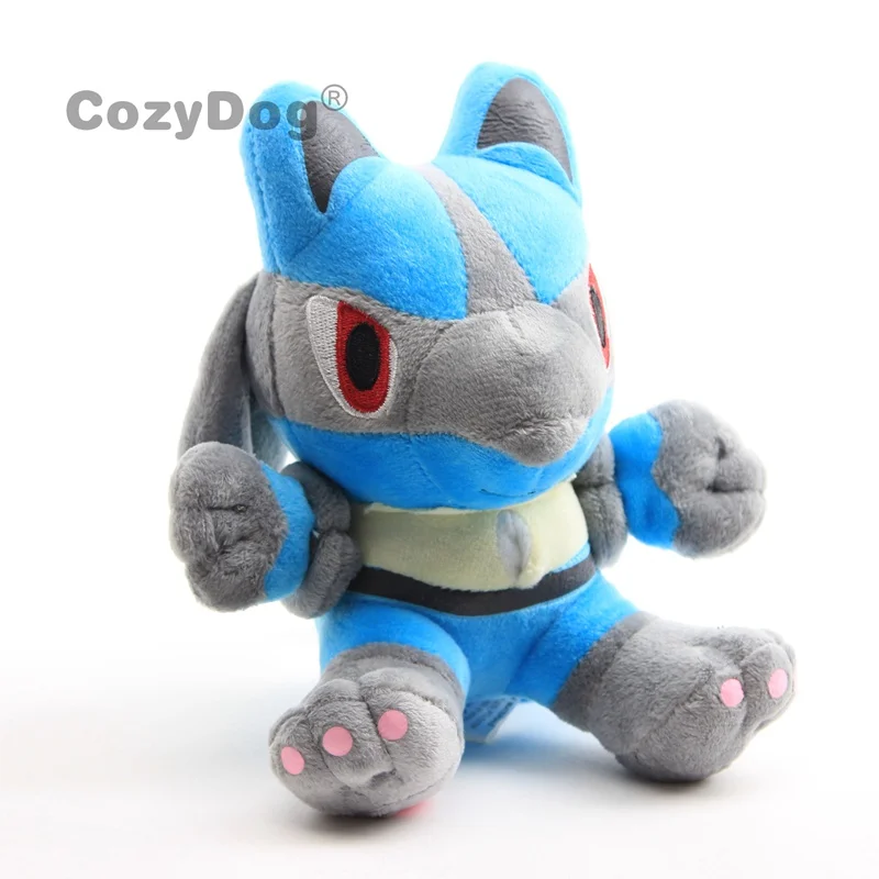 16 см Lucario плюшевые игрушки мягкие Peluche куклы японское аниме PIKACHU Charmander Gengar Vulpix Eevee серии куклы Детские подарок