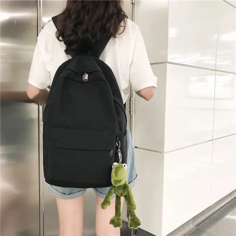 Yaphlee новый модный однотонный нейлоновый женский рюкзак элегантный дизайн