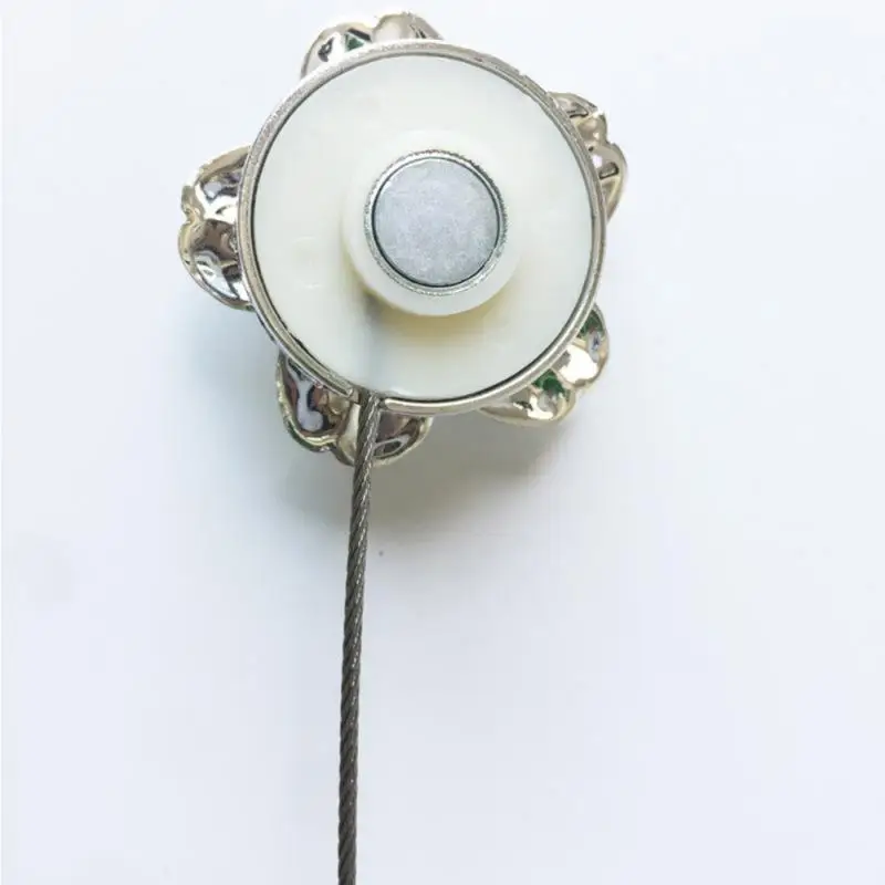 1pcs Gold Silver Flower Wire Curtains Tieback Magnet Buckle Magnetic Window Screening Holder Belt Curtain Accessories | Дом и сад