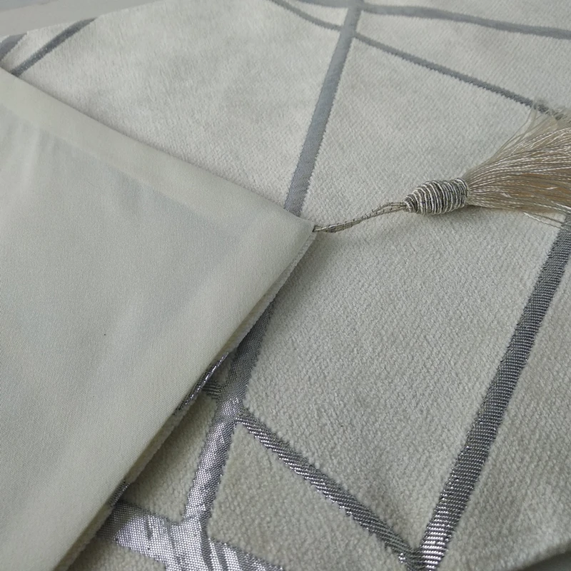 Утолщенная скатерть из синели Жаккардовая для журнального столика покрывало