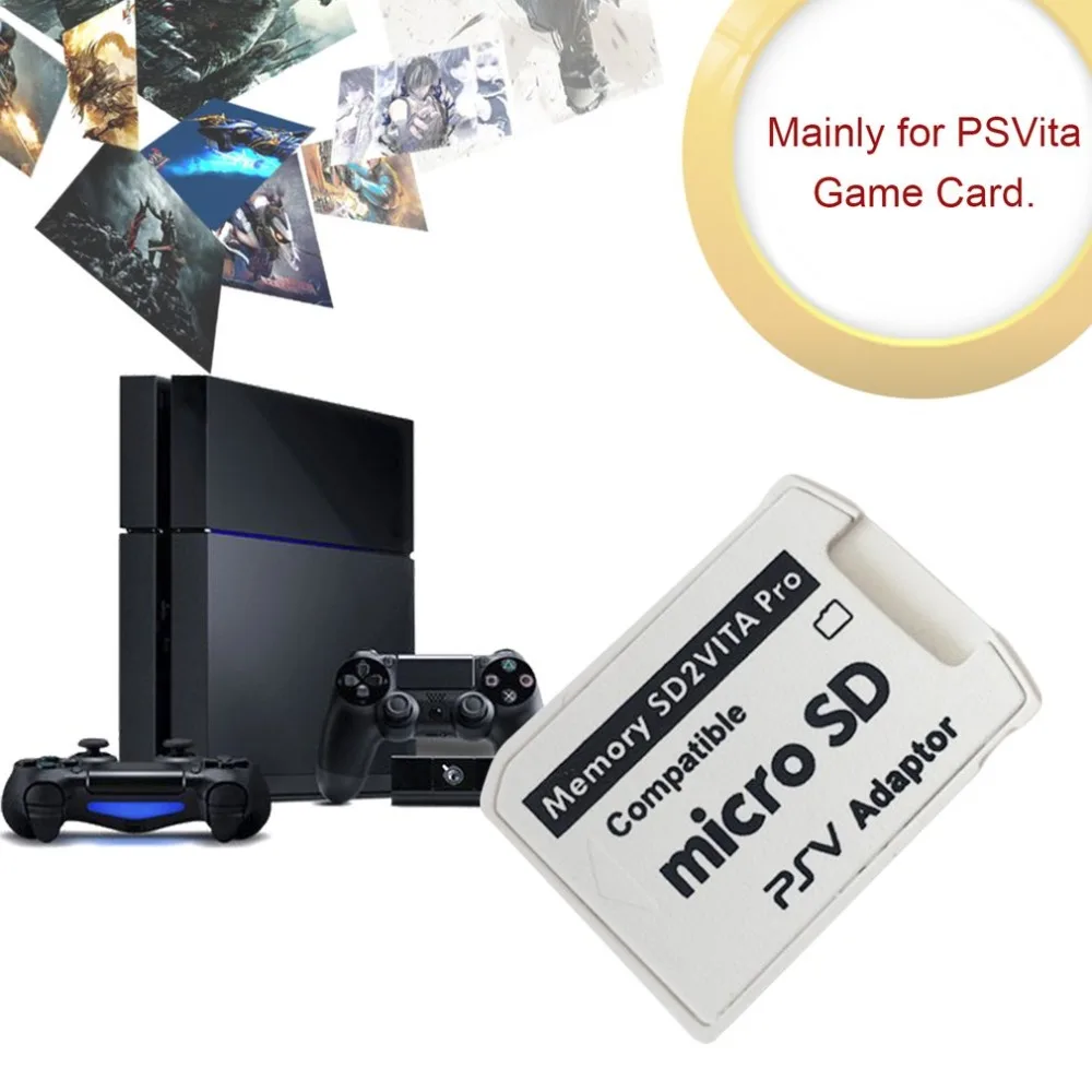 Профессиональный маленький размер Версия 5 0 SD2VITA адаптер для PS Vita TF карты памяти