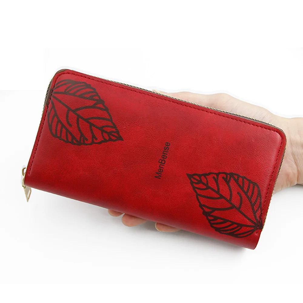Новые женские кошельки и кошелек из искусственной кожи Женский Длинный с