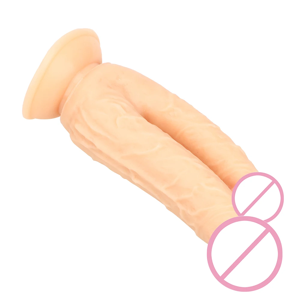 Dual Ended Dildos Big With Strong Cup Double Head Sex Toys for Women Adult Products | Красота и здоровье