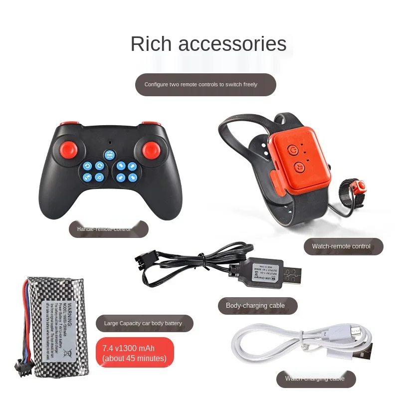 

NEW 4WD 2.4G Gesture Climbing Sidewalk Stunt Drift Off-road Remote Control Car Child Birthday Gift Outdoor Toy