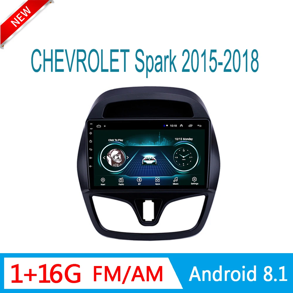 Для Chevrolet spark 2015 2018 центральный мультимедийный плеер Видео Стерео система аудио FM