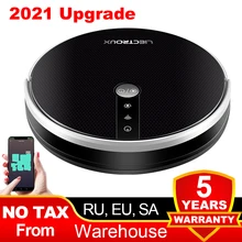 LIECTROUX C30B Robot Vacuum Cleaner| Map Navigation with Memory|Wifi APP Control|6000pa Suction Power|Smart Electric Water Tank