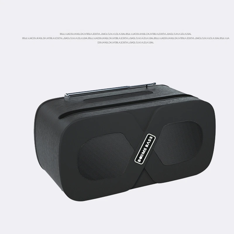 

Booms Bass-L2 Wireless Bluetooth Speaker with Phone Holder Protable Loudspeakers for Phone Stereo Music Surround