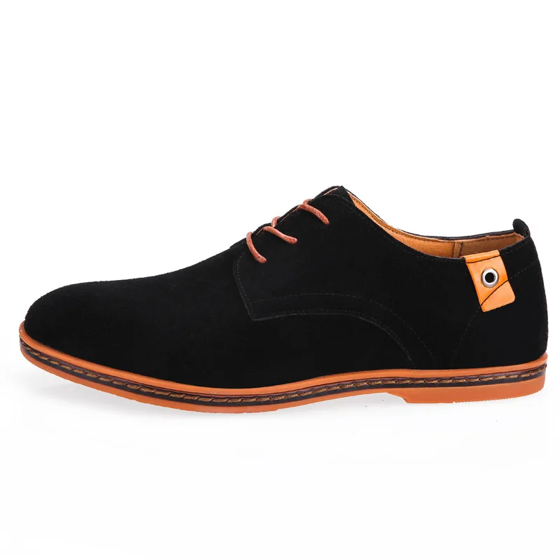 

Plus Size 48 Men Oxfords Faux Suede Leather Men Casual Shoes Spring Autumn Fashion Oxford Shoes Men 2019 Male Tenis Shoes