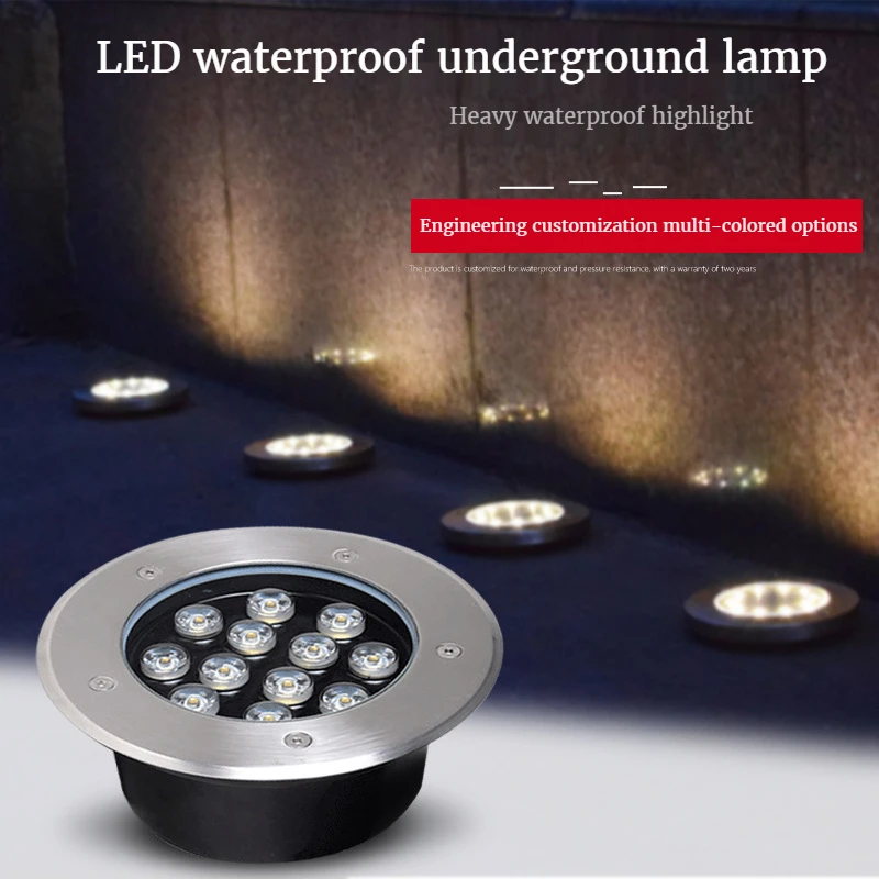 

Colorful Garden Furniture Outdoor Terrazzo Deck Lights Stair Led Terrace Garden Waterproof Spotlight Floor Light Underground Led