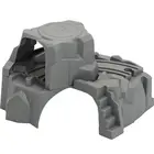 Пластиковый серый двойной туннель деревянный поезд трек аксессуары туннельный трек слот для поезда деревянная железная дорога игрушки Bloques De Construccion