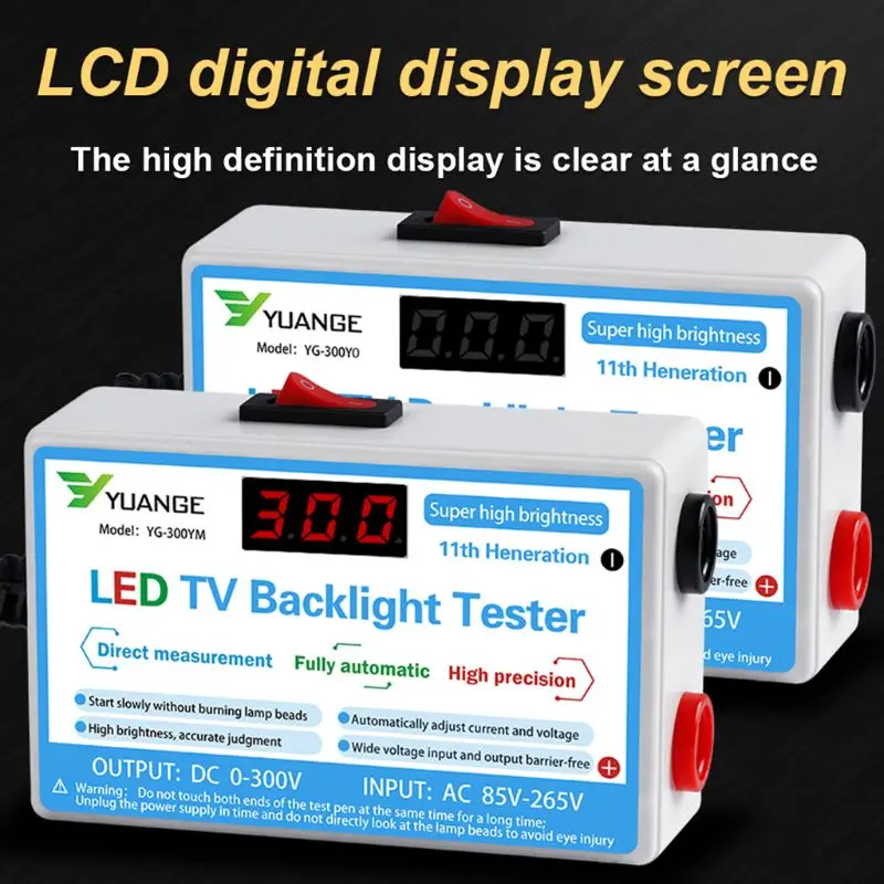 

Home LED TV Backlight Tester Output 0-300V Lamp Bead LCD Digital Display Strips Test Instrument High Quality and Brand New