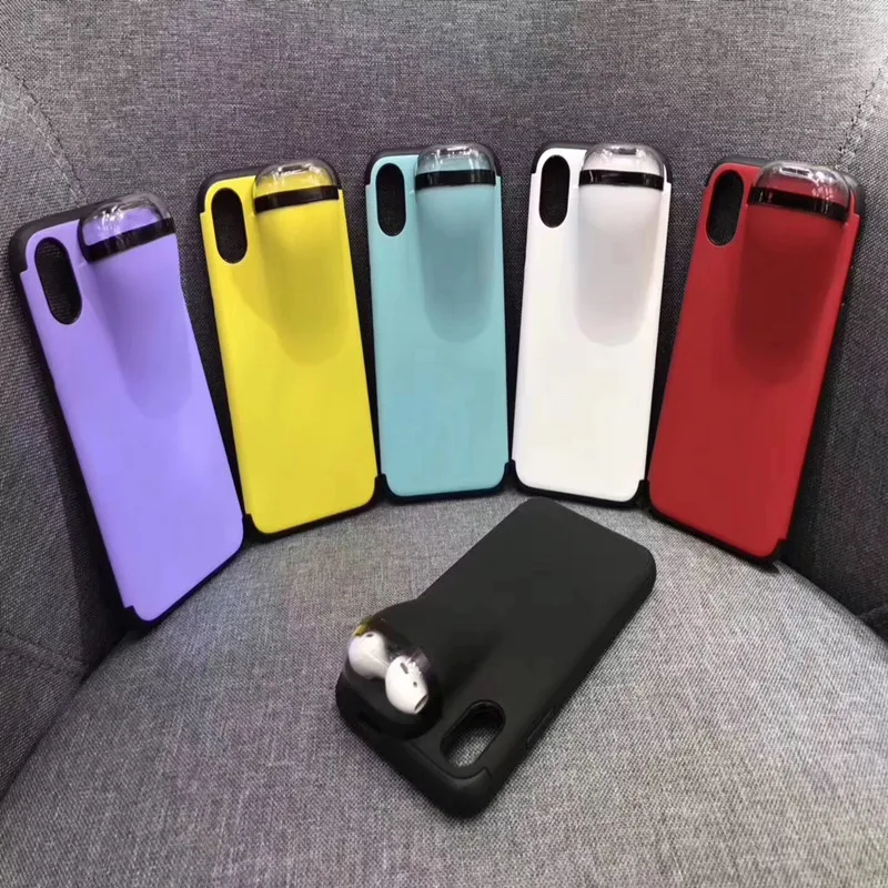 Новинка 2019 Модный чехол для хранения наушников мобильного телефона iPhone11 11Pro max 6 7P