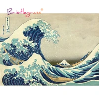 bristlegrass wooden jigsaw puzzles 500 1000 pieces great wave off kanagawa hokusai ukiyoe 36 views of mount fuji educational toy