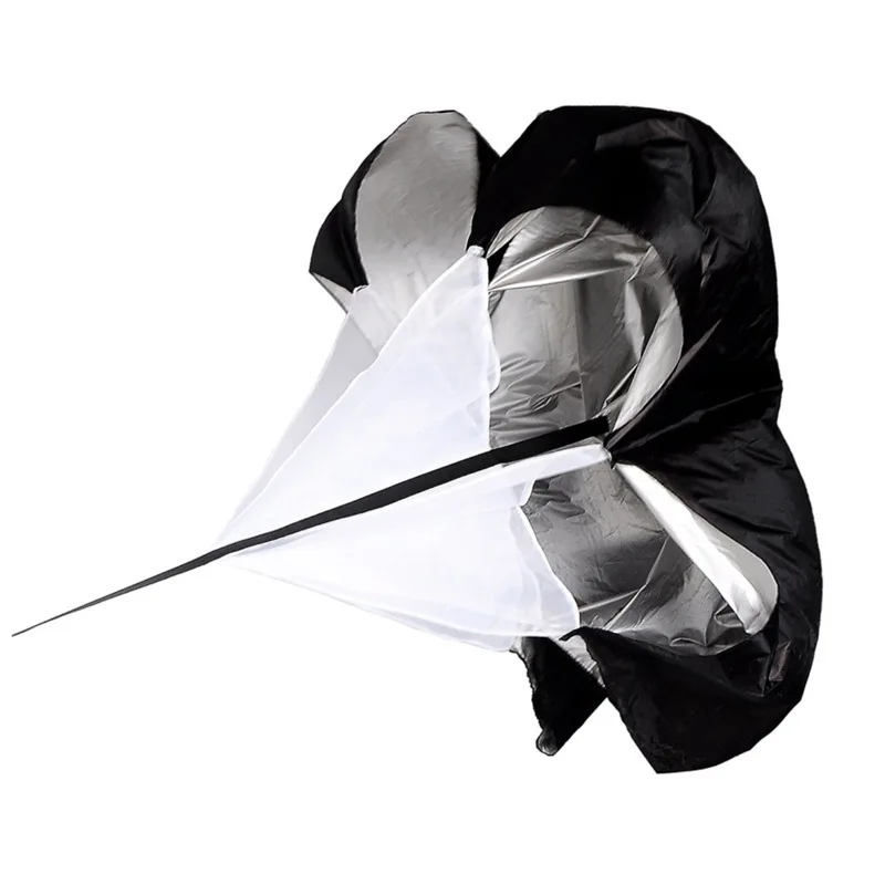 Скоростная тренировка бега с парашютом для футбола и фитнеса