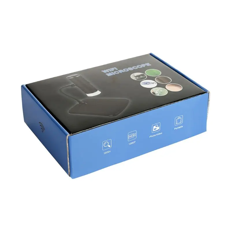 50X-1000X цифровой микроскоп 2.0MP 1080P LED WiFi мобильный телефон микроскопы камера для-Android